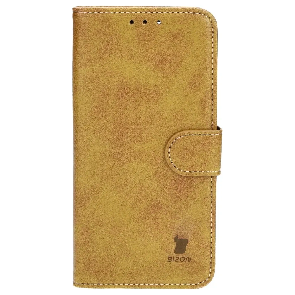 Etui z klapką Bizon Case Pocket do Apple iPhone 14 Pro brązowe