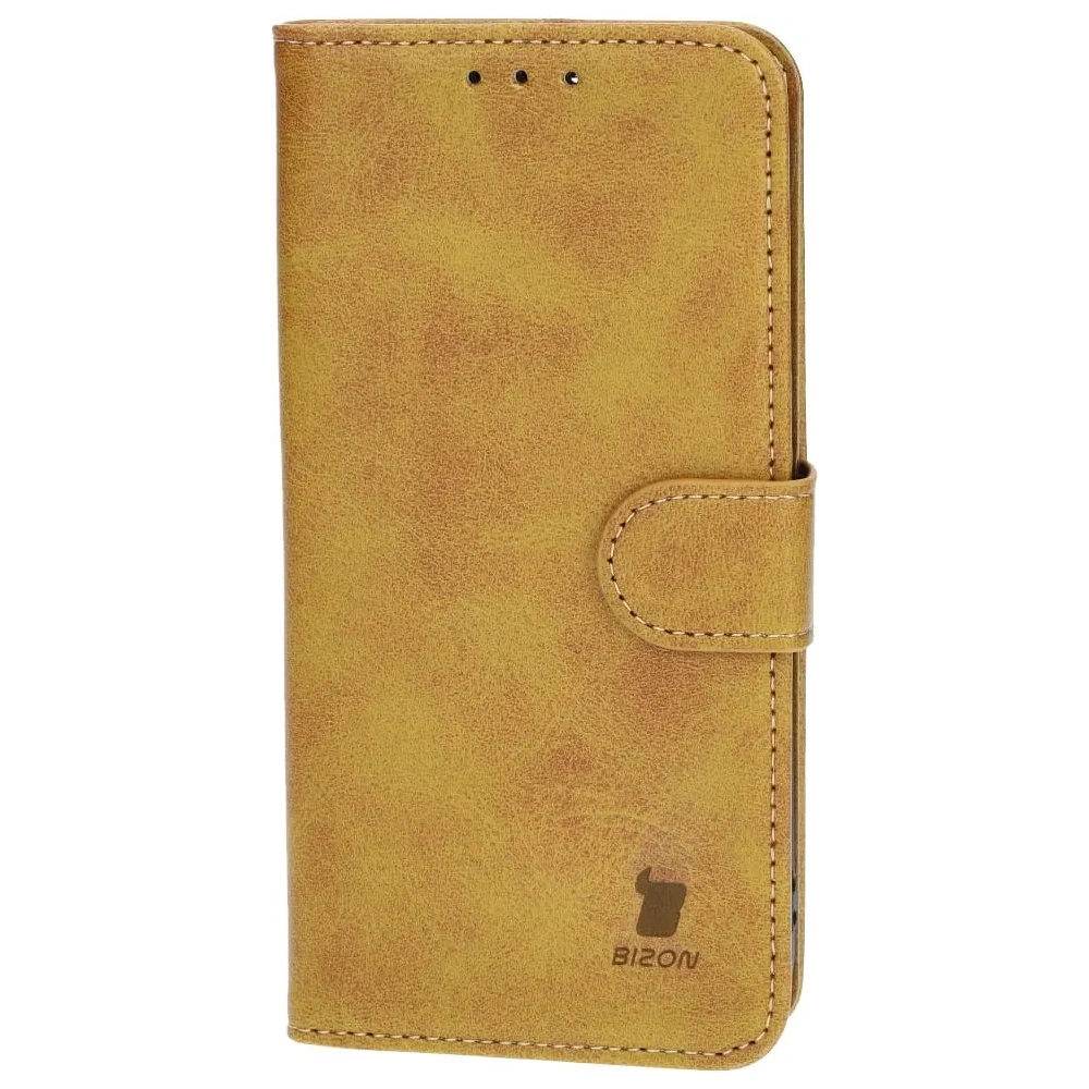 Etui z klapką Bizon Case Pocket do Apple iPhone 14 Pro brązowe