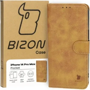 Kup Etui z klapką Bizon Case Pocket do Apple iPhone 14 Pro Max hnědé - BIZ3479 - {ean13} - Sklep Home Screen