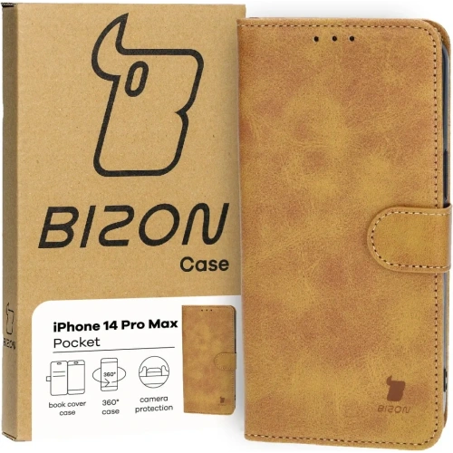 Kup Etui z klapką Bizon Case Pocket do Apple iPhone 14 Pro Max hnědé - BIZ3479 - {ean13} - Sklep Home Screen