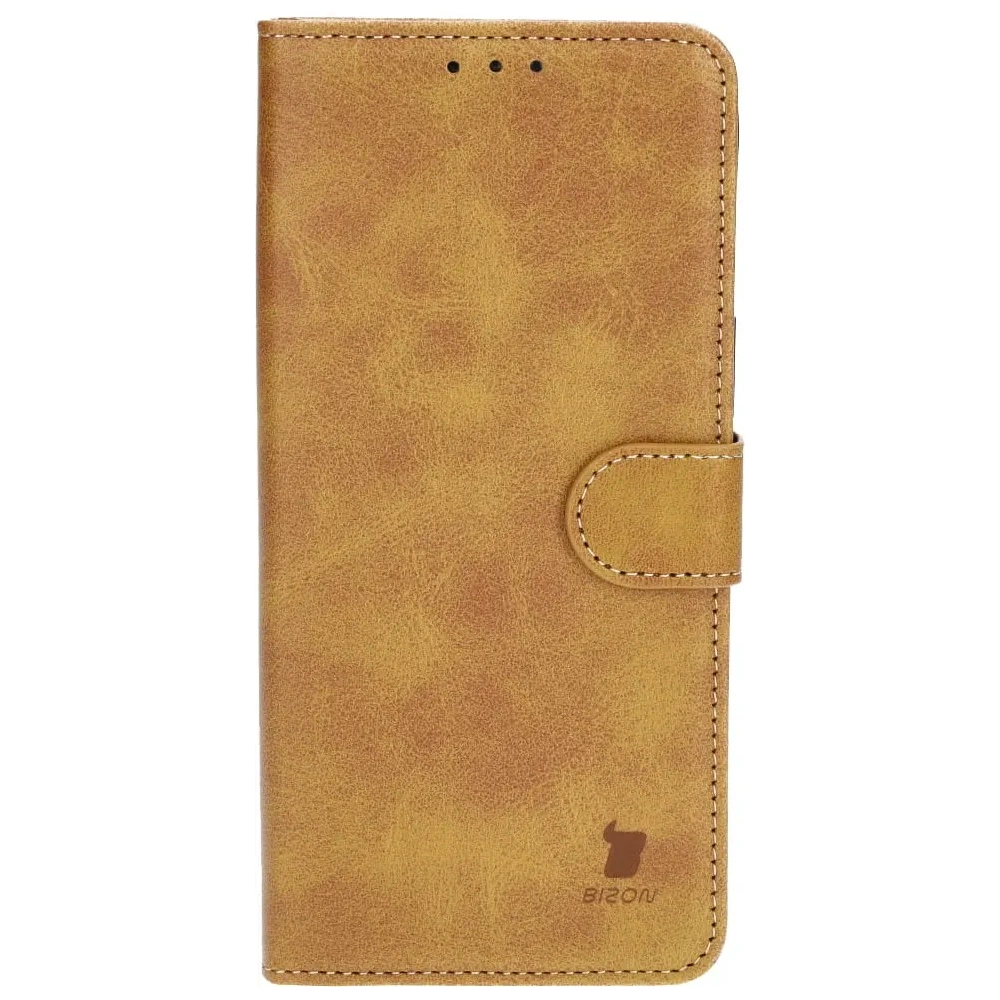 Etui z klapką Bizon Case Pocket do Apple iPhone 14 Pro Max brązowe