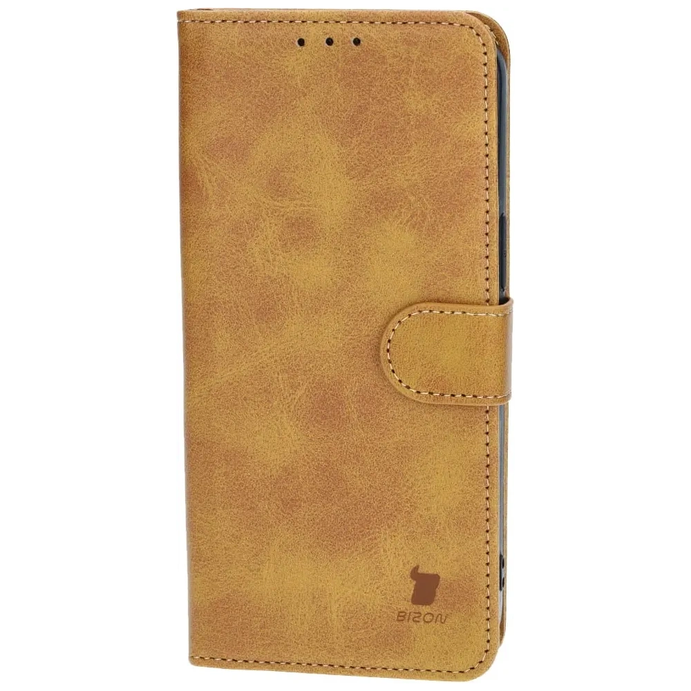 Etui z klapką Bizon Case Pocket do Apple iPhone 14 Pro Max brązowe