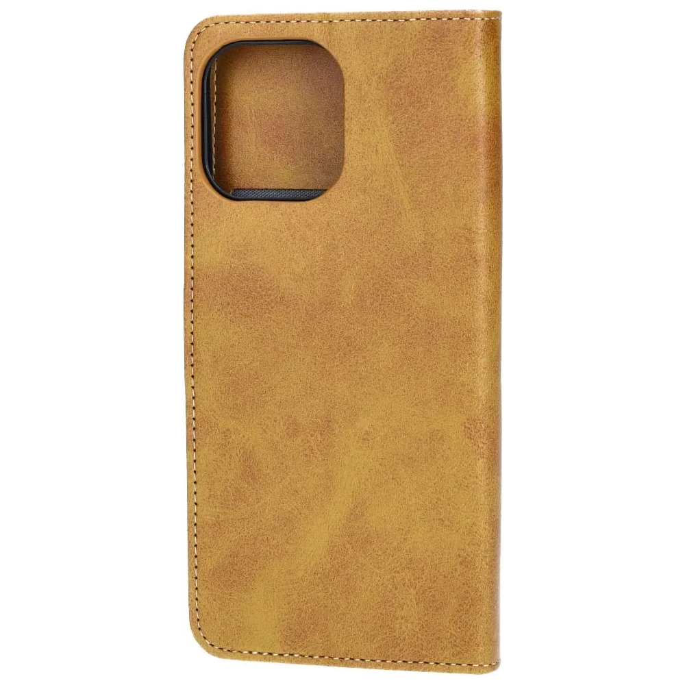 Etui z klapką Bizon Case Pocket do Apple iPhone 14 Pro Max brązowe