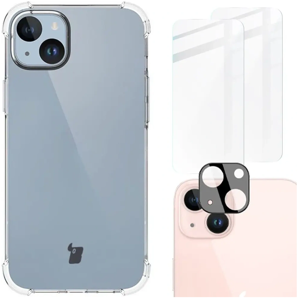 Etui Bizon Case Clear Pack do Apple iPhone 15 Plus przezroczyste