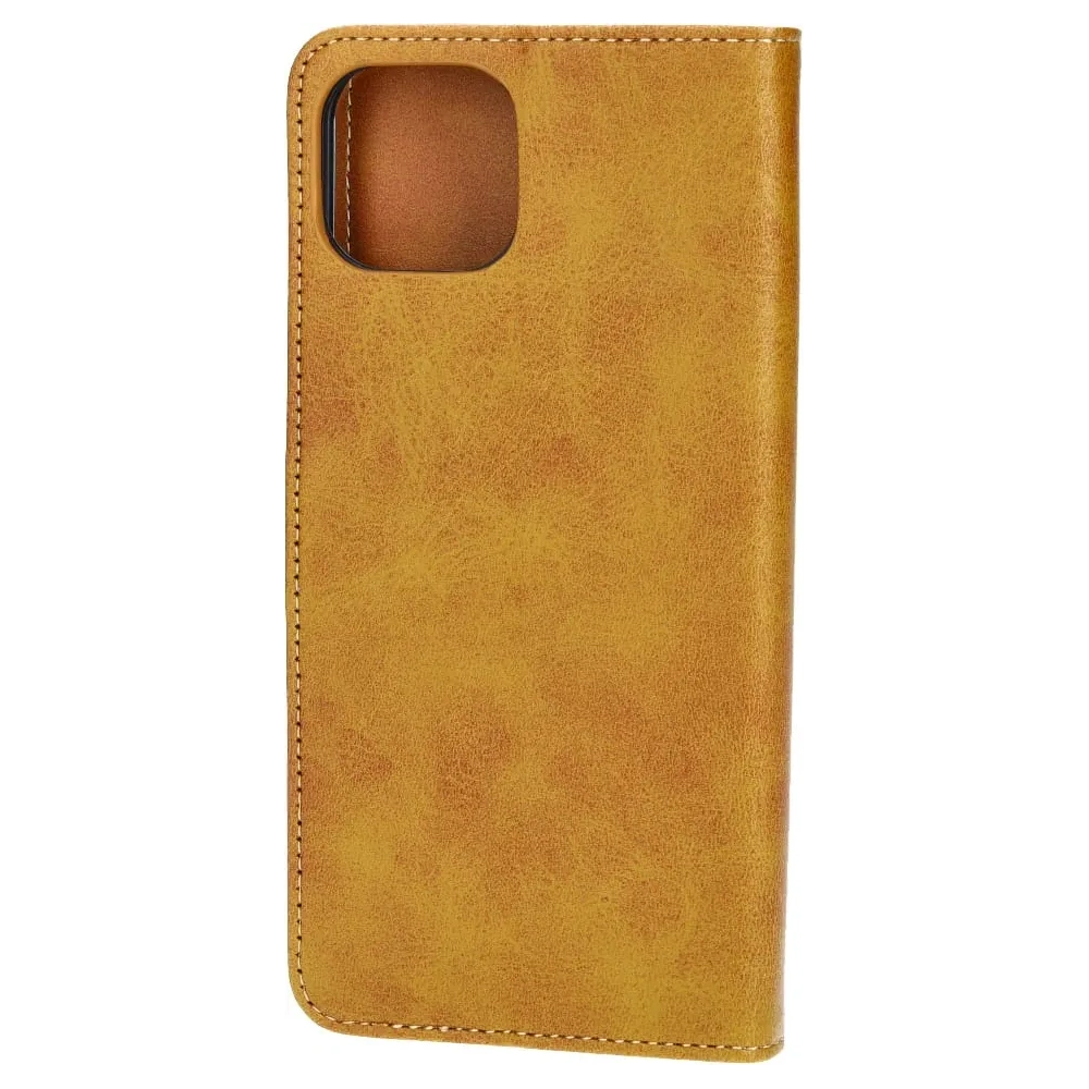 Etui z klapką Bizon Case Pocket do Apple iPhone 15 Plus brązowe