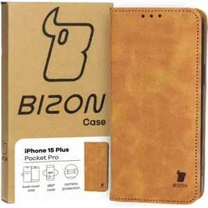 Kup Etui z klapką Bizon Case Pocket Pro do Apple iPhone 15 Plus hnědé - BIZ3488 - {ean13} - Sklep Home Screen