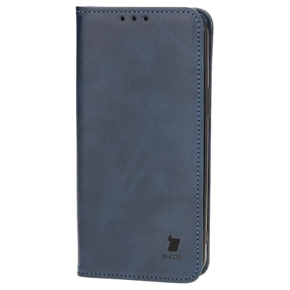 Etui z klapką Bizon Case Pocket Pro do Apple iPhone 15 Plus granatowe