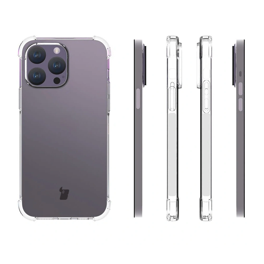 Etui Bizon Case Clear Pack do Apple iPhone 15 Pro Max przezroczyste