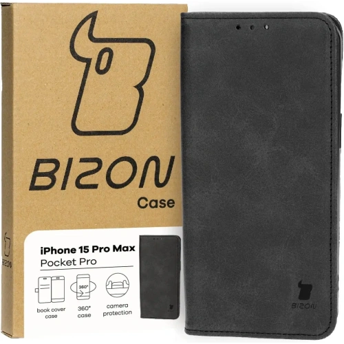 Kup Bizon Case Pocket Pro Apple iPhone 15 Pro Max schwarz - BIZ3492 - {ean13} - Sklep Home Screen