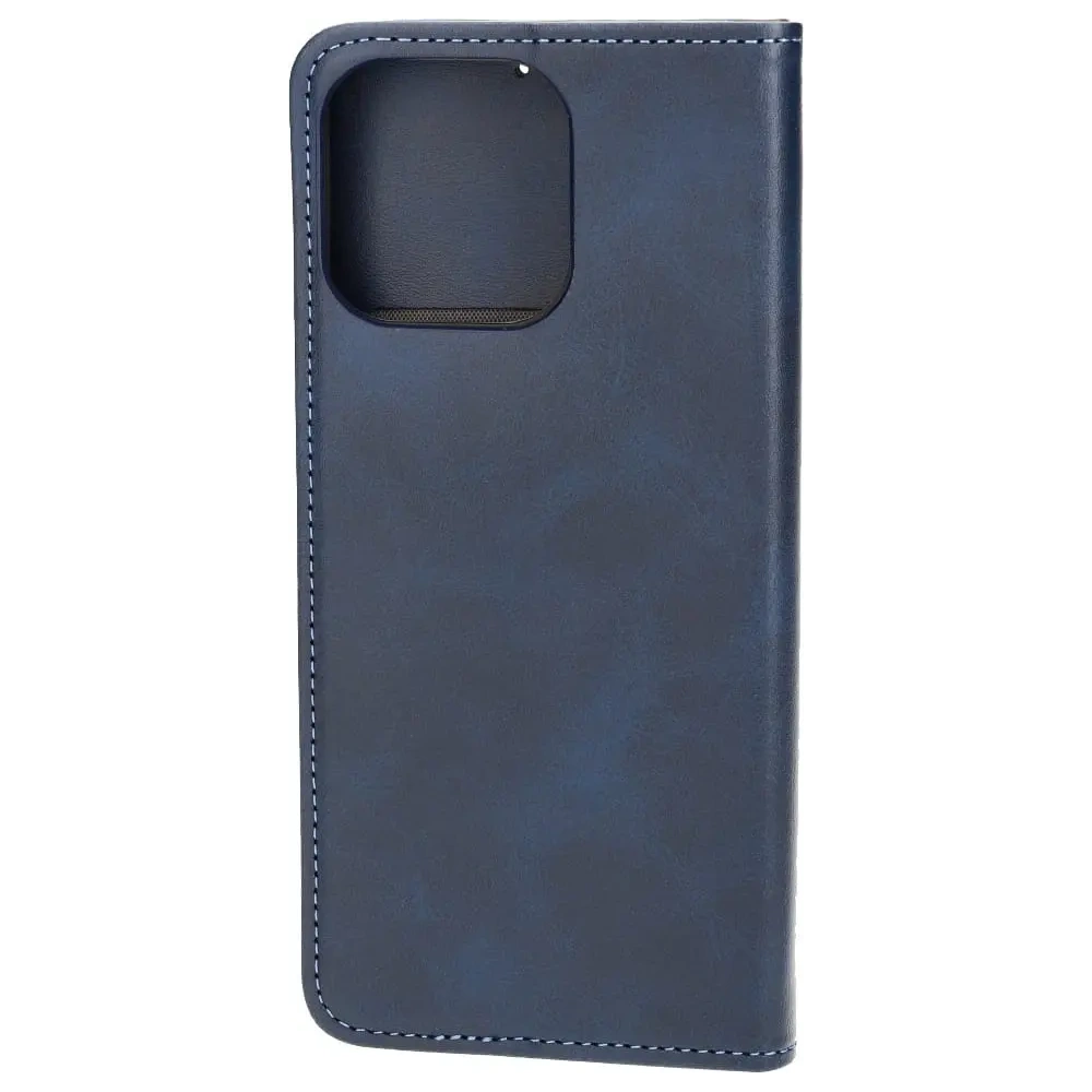 Etui z klapką Bizon Case Pocket Pro do Apple iPhone 15 Pro Max granatowe