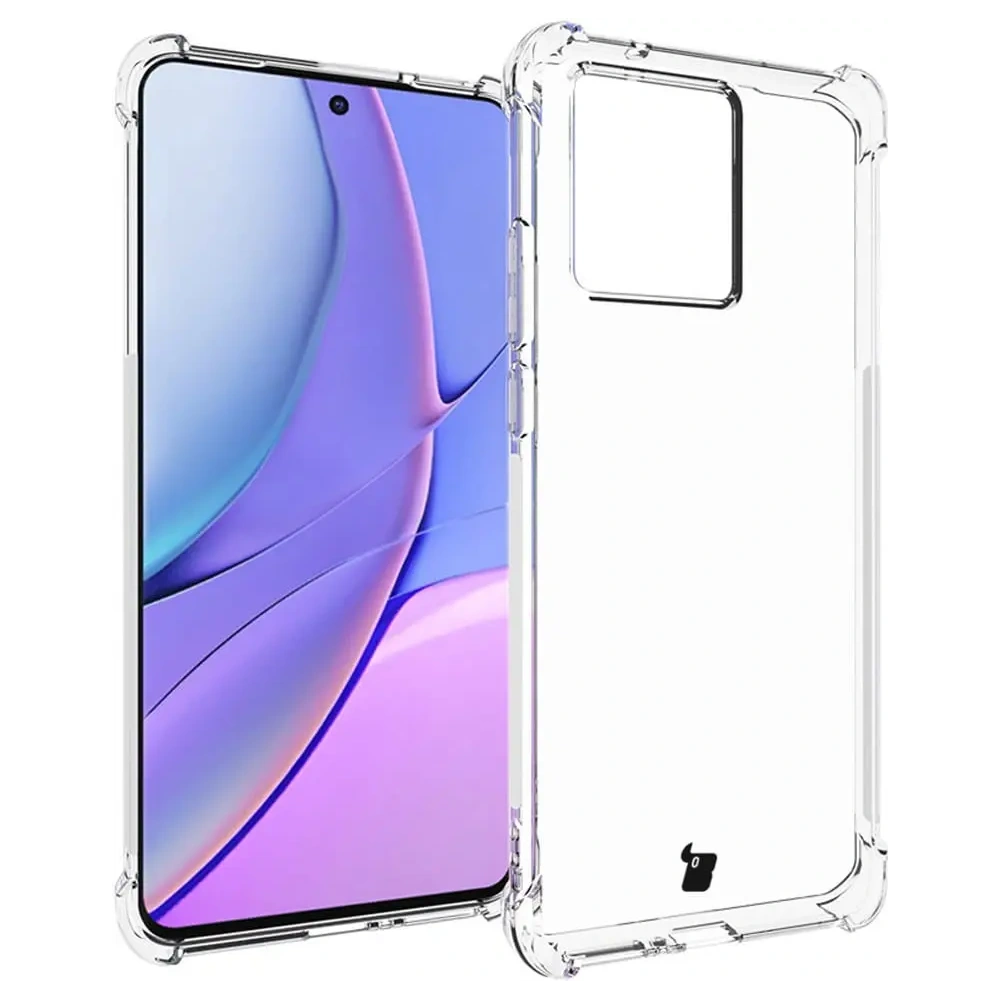 Elastyczne etui Bizon Case Salpa do Motorola Edge 40 Neo przezroczyste