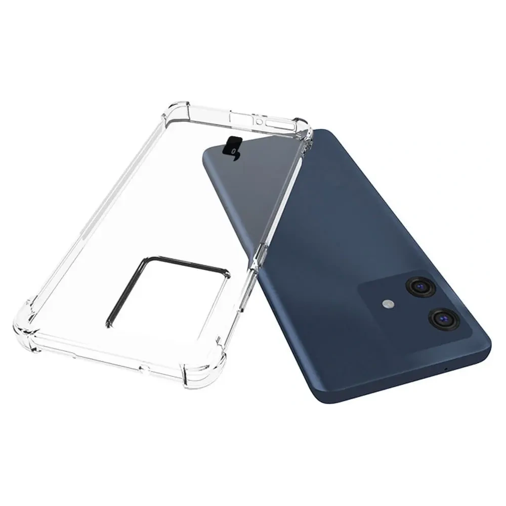 Elastyczne etui Bizon Case Salpa do Motorola Edge 40 Neo przezroczyste