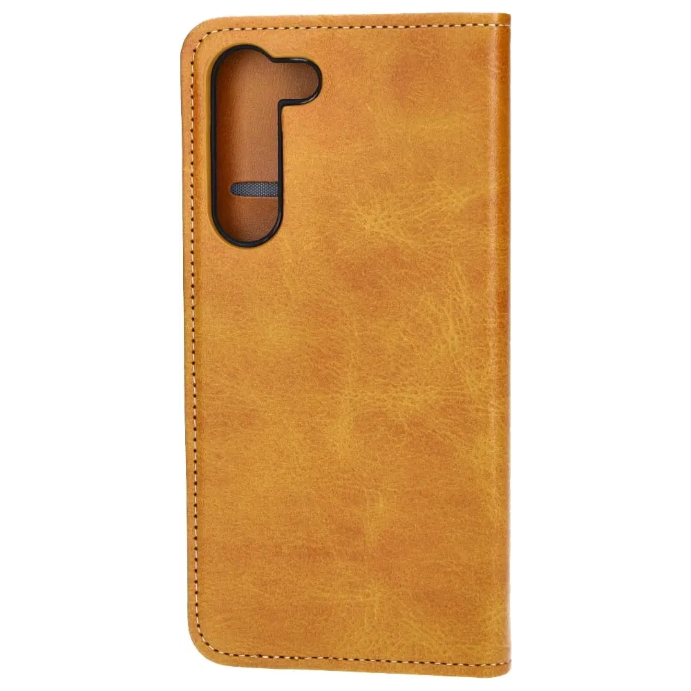 Etui z klapką Bizon Case Pocket Pro do Samsung Galaxy S23 Plus brązowe