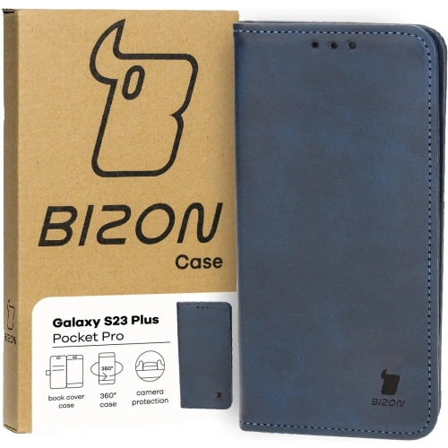 Kup Etui z klapką Bizon Case Pocket Pro do Samsung Galaxy S23 Plus modré - BIZ3498 - {ean13} - Sklep Home Screen