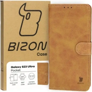 Kup Bizon Caz Pochete Samsung Galaxy S23 Ultra maro - BIZ3499 - {ean13} - Sklep Home Screen