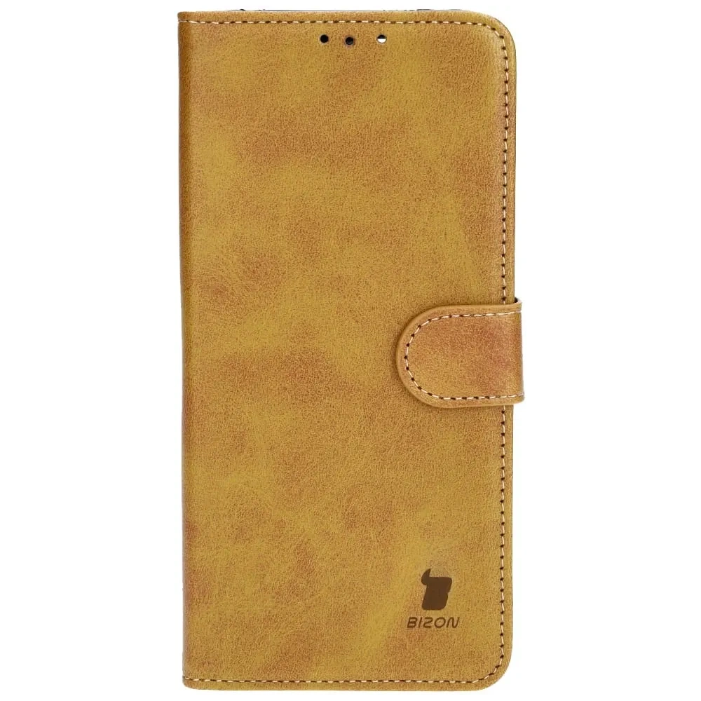 Etui z klapką Bizon Case Pocket do Xiaomi Redmi Note 12 5G / Xiaomi Poco X5 brązowe
