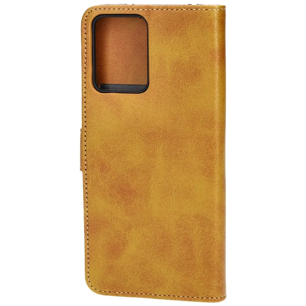 Etui z klapką Bizon Case Pocket do Xiaomi Redmi Note 12 5G / Xiaomi Poco X5 brązowe