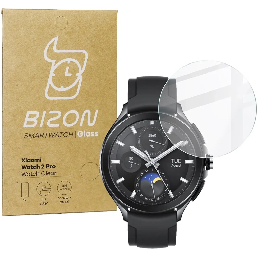 Szkło hartowane Bizon Glass Watch Clear do Xiaomi Watch 2 Pro