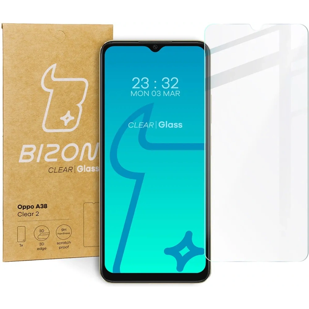 Szkło hartowane Bizon Glass Clear 2 do Oppo A38