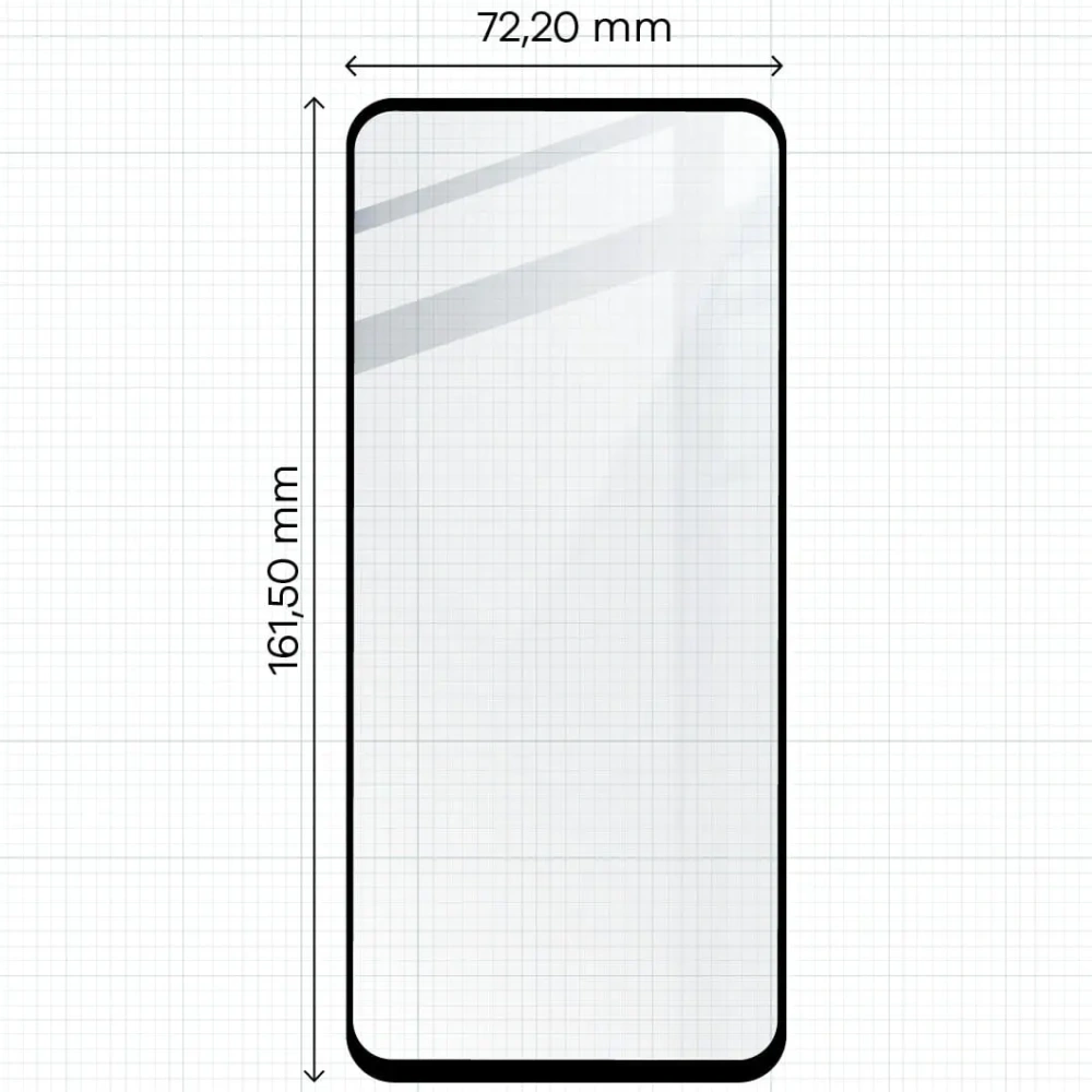 Szkło hartowane Bizon Glass Edge 2 do Oppo A58 4G czarne