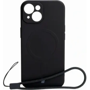 Kup Etui silikonowe z pierścieniem magnetycznym Bizon Case Silicone Magnetic do Apple iPhone 15 czarne - BIZ3519 - {ean13} - Sklep Home Screen