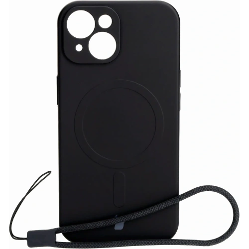 Kup Etui silikonowe z pierścieniem magnetycznym Bizon Case Silicone Magnetic do Apple iPhone 15 czarne - BIZ3519 - {ean13} - Sklep Home Screen