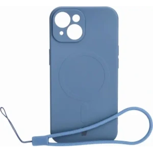 Kup Etui silikonowe z pierścieniem magnetycznym Bizon Case Silicone Magnetic do Apple iPhone 15 granatowe - BIZ3520 - {ean13} - Sklep Home Screen