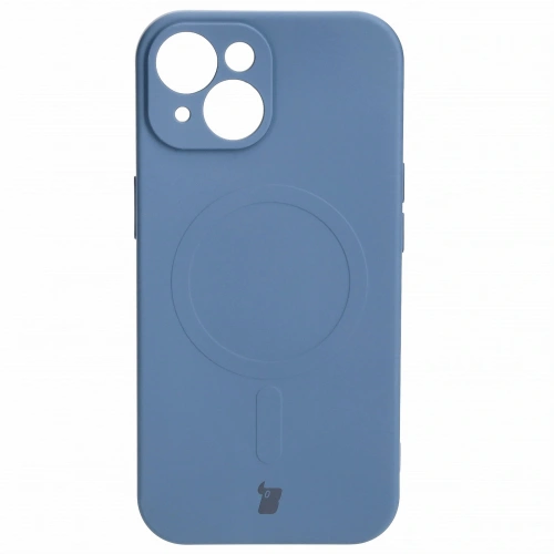 Kup Etui silikonowe z pierścieniem magnetycznym Bizon Case Silicone Magnetic do Apple iPhone 15 granatowe - BIZ3520 - {ean13} - Sklep Home Screen