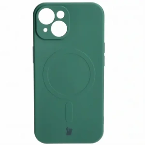Buy Bizon Case Silicone Magnetic Apple iPhone 15 dark green - BIZ3521 - {ean13} - Home Screen Store Europe