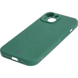 Buy Bizon Case Silicone Magnetic Apple iPhone 15 dark green - BIZ3521 - {ean13} - Home Screen Store Europe