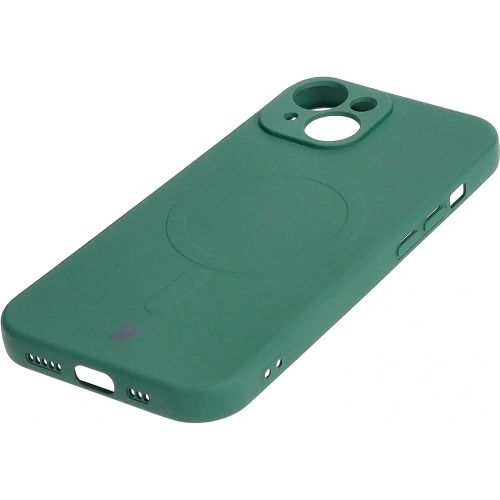 Kup Bizon Case Silikon Magnetic Apple iPhone 15 dunkelgrün - BIZ3521 - {ean13} - Sklep Home Screen