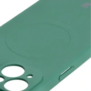 Buy Bizon Case Silicone Magnetic Apple iPhone 15 dark green - BIZ3521 - {ean13} - Home Screen Store Europe