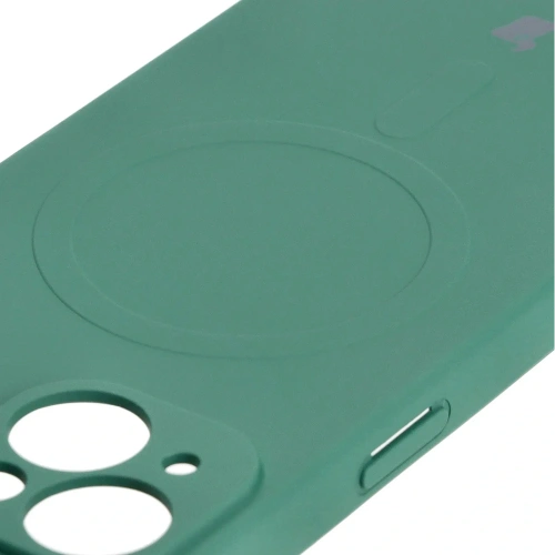 Kup Bizon Case Silikon Magnetic Apple iPhone 15 dunkelgrün - BIZ3521 - {ean13} - Sklep Home Screen