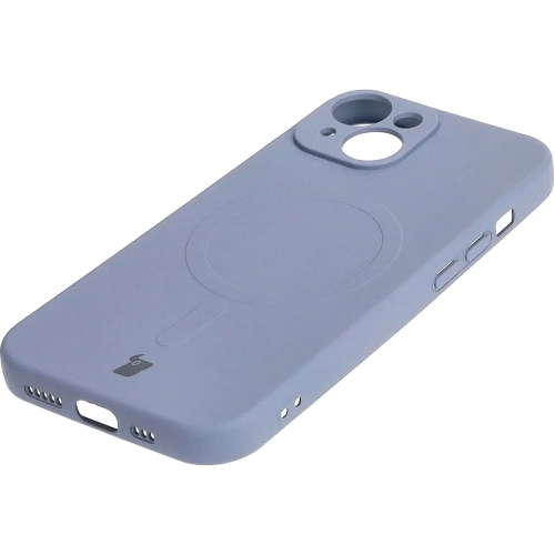 Kup Bizon Case Silikon Magnetic Apple iPhone 15 grau - BIZ3522 - {ean13} - Sklep Home Screen