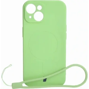 Kup Etui silikonowe z pierścieniem magnetycznym Bizon Case Silicone Magnetic do Apple iPhone 15 jasnozielone - BIZ3523 - {ean13} - Sklep Home Screen