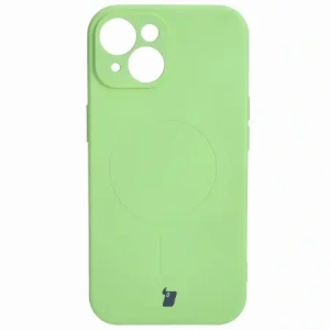 Buy Bizon Case Silicone Magnetic Apple iPhone 15 light green - BIZ3523 - {ean13} - Home Screen Store Europe