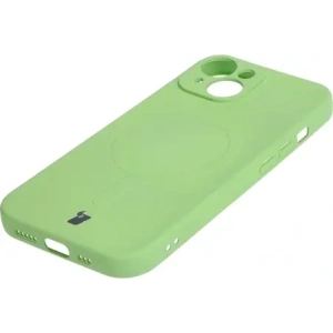 Buy Bizon Case Silicone Magnetic Apple iPhone 15 light green - BIZ3523 - {ean13} - Home Screen Store Europe