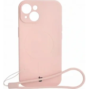 Kup Etui silikonowe z pierścieniem magnetycznym Bizon Case Silicone Magnetic do Apple iPhone 15 jasnoróżowe - BIZ3524 - {ean13} - Sklep Home Screen