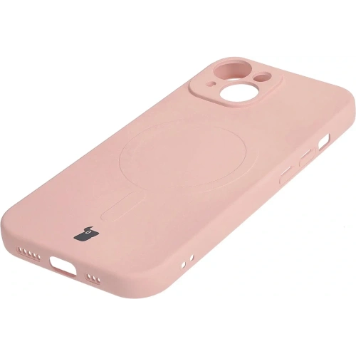 Kup Bizon Case Silicone Magnetic Apple iPhone 15 világos rózsaszín - BIZ3524 - {ean13} - Sklep Home Screen