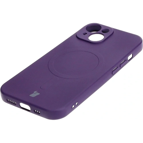 Kup Bizon Case Silikon Magnetic Apple iPhone 15 Pflaume - BIZ3526 - {ean13} - Sklep Home Screen