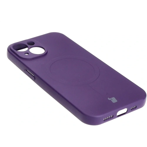 Kup Bizon Case Silikon Magnetic Apple iPhone 15 Pflaume - BIZ3526 - {ean13} - Sklep Home Screen