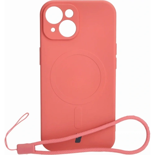 Kup Etui silikonowe z pierścieniem magnetycznym Bizon Case Silicone Magnetic do Apple iPhone 15 brudnoróżowe - BIZ3527 - {ean13} - Sklep Home Screen