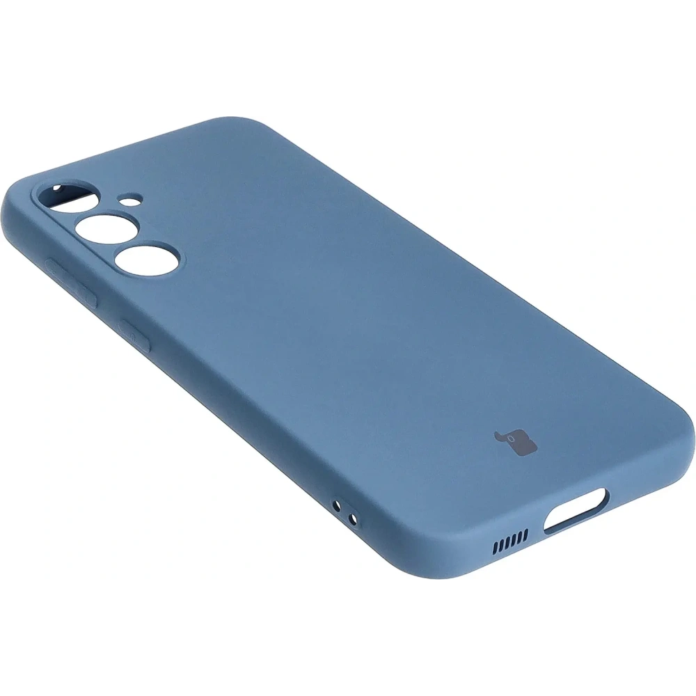 Etui Bizon Case Silicone do Samsung Galaxy S23 FE granatowe
