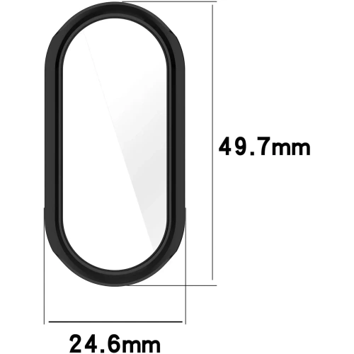 Kup Etui z osłoną ekranu Bizon Case Watch Felipe do Xiaomi Mi Smart Band 8 czarne - BIZ3542 - {ean13} - Sklep Home Screen