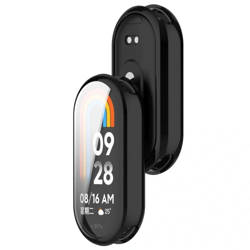 Kup Etui z osłoną ekranu Bizon Case Watch Felipe do Xiaomi Mi Smart Band 8 czarne - BIZ3542 - {ean13} - Sklep Home Screen