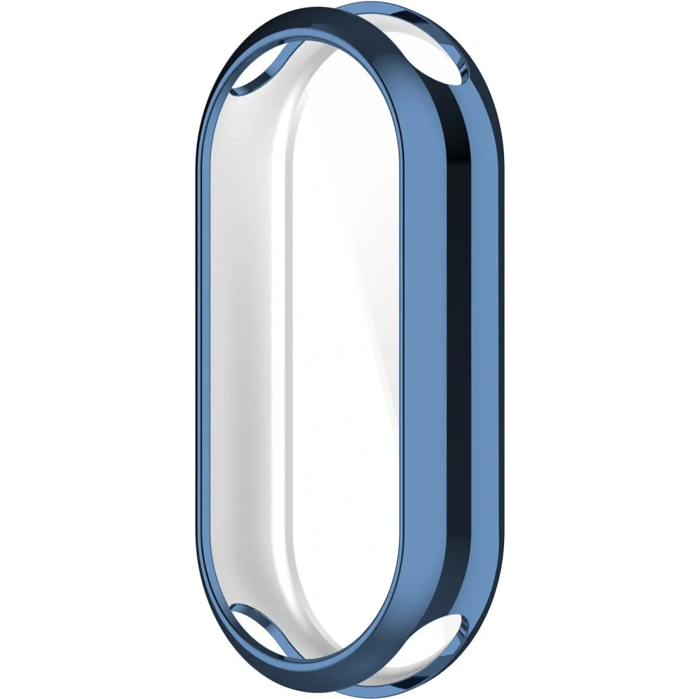 Etui z osłoną ekranu Bizon Case Watch Felipe do Xiaomi Mi Smart Band 8 niebieskie