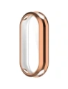 Etui z osłoną ekranu Bizon Case Watch Felipe do Xiaomi Mi Smart Band 8 różowozłote