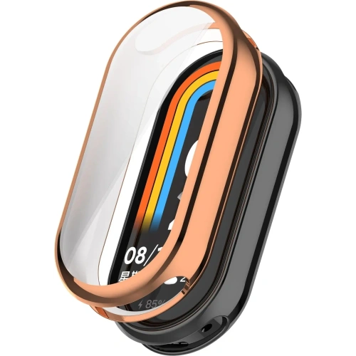Kup Etui Bizon Case Watch Felipe do Xiaomi Mi Smart Band 8 różowozłote - BIZ3547 - {ean13} - Sklep Home Screen