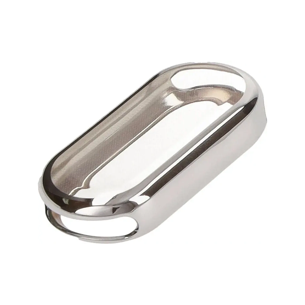 Etui z osłoną ekranu Bizon Case Watch Felipe do Xiaomi Mi Smart Band 8 srebrne