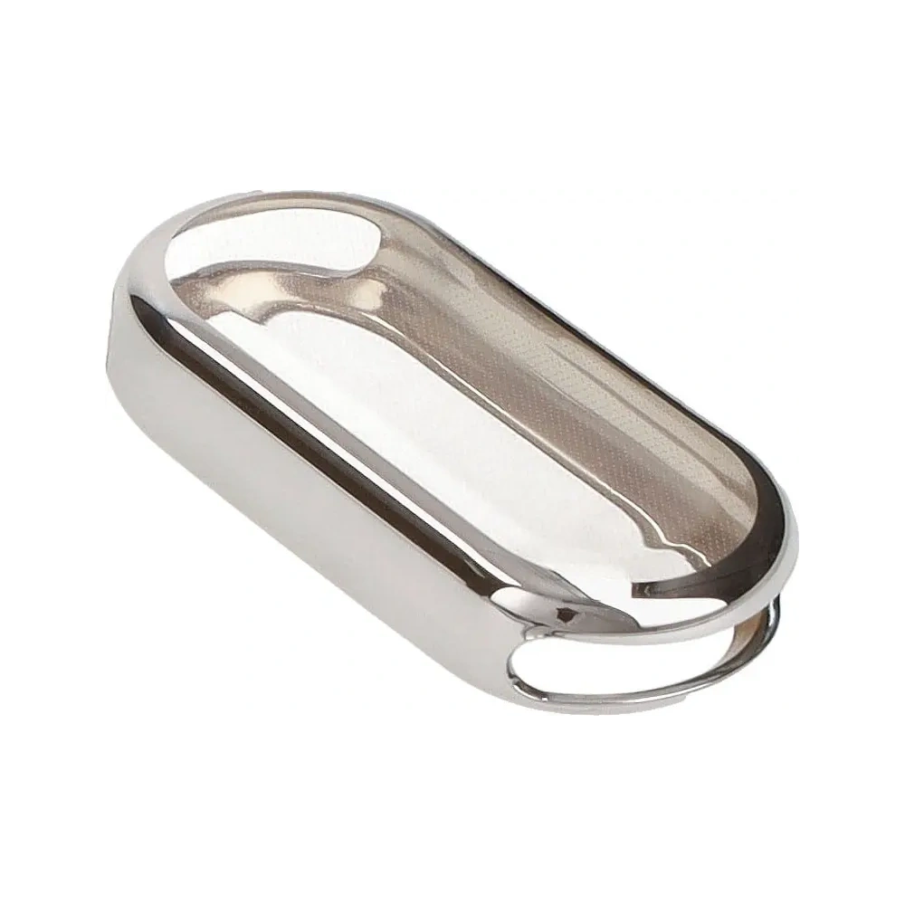 Etui z osłoną ekranu Bizon Case Watch Felipe do Xiaomi Mi Smart Band 8 srebrne